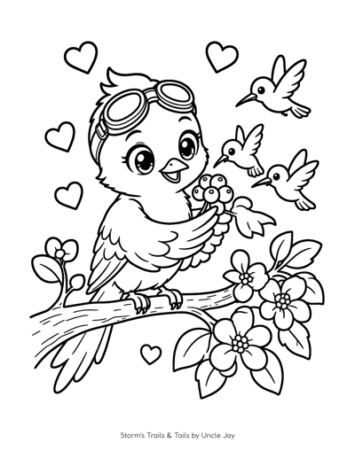 Bella's Berries coloring page