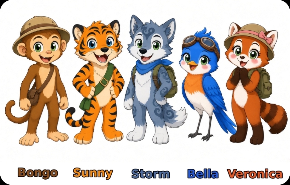 The crew lineup