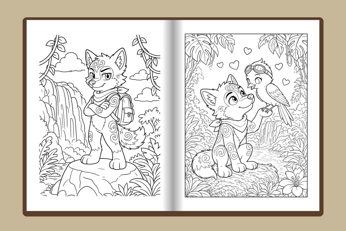 Storm's Trails & Tails: Jungle Adventure book lying open